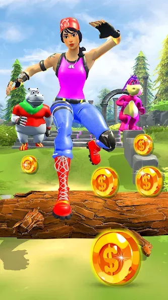 Jungle Run Temple Escape Games [МОД: Много монет, Открытые уровни и Мега MOD] Screenshot 3