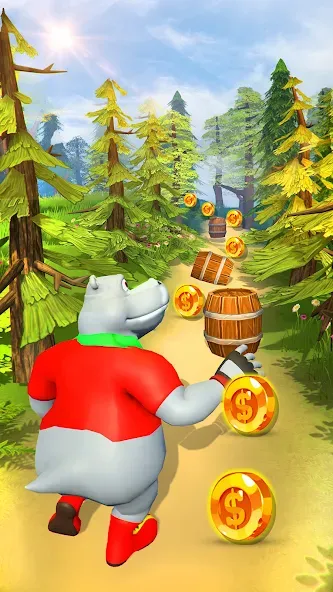 Jungle Run Temple Escape Games [МОД: Много монет, Открытые уровни и Мега MOD] Screenshot 4