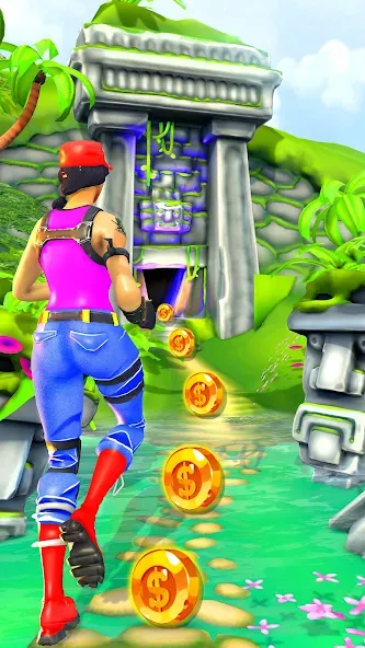 Jungle Run Temple Escape Games [МОД: Много монет, Открытые уровни и Мега MOD] Screenshot 5