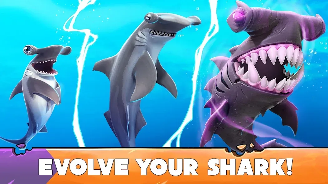 Hungry Shark Evolution (Хангри Шарк Эволюшн) [MOD: Premium/Unlocked] - Скриншот 4