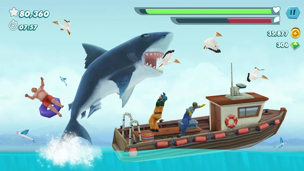 Hungry Shark Evolution (Хангри Шарк Эволюшн) [MOD: Premium/Unlocked] - Скриншот 5