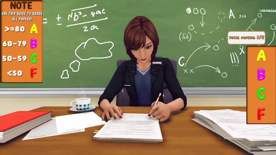 High School Teacher Simulator [МОД: Много монет, Открытые уровни и Мега MOD] Screenshot 3