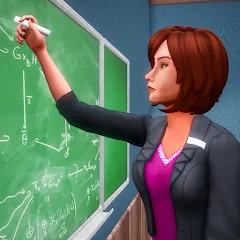 Скачать High School Teacher Simulator [МОД: Много монет, Открытые уровни и Мега MOD] | Взлом High School Teacher Simulator на Андроид