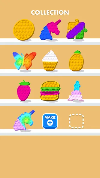 Fidget Toy Maker (Фиджет Той Мейкер) [МОД: Меню, Бесконечные монеты и Открытые уровни] Screenshot 4