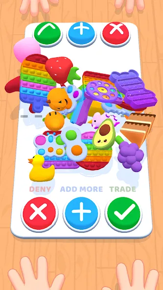 Fidget Toys Trading・Pop It 3D (Фиджет Тойс Трейдинг) [MOD: Меню/Много денег] - Скриншот 1