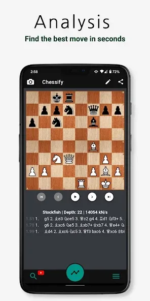 Chessify: Scan & Analyze chess [МОД: Бесконечные деньги, Монеты и Мега MOD] Screenshot 2