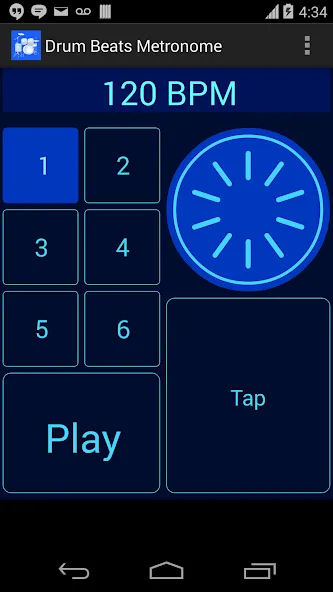 Drum Beats Metronome [МОД: Меню, Бесконечные монеты и Открытые уровни] Screenshot 1