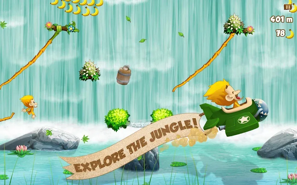 Benji Bananas (Бенджи Бананас) [МОД: Много монет, Открытые уровни и Мега MOD] Screenshot 1