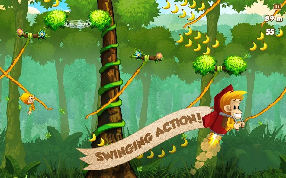 Benji Bananas (Бенджи Бананас) [МОД: Много монет, Открытые уровни и Мега MOD] Screenshot 2