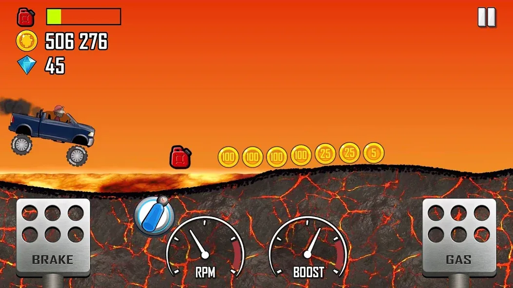Hill Climb Racing (Хилл Клайм Рейсинг) [МОД: Много монет, Открытые уровни и Мега MOD] Screenshot 5
