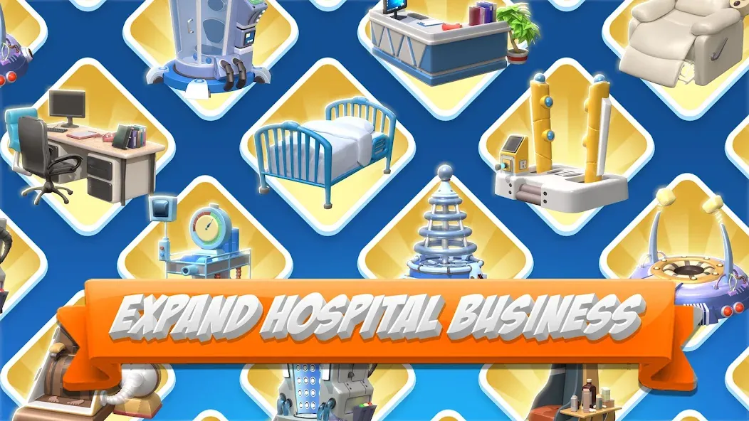 Sim Hospital2-Simulation (Сим Хоспитал2) [МОД: Меню, Бесконечные монеты и Открытые уровни] Screenshot 4