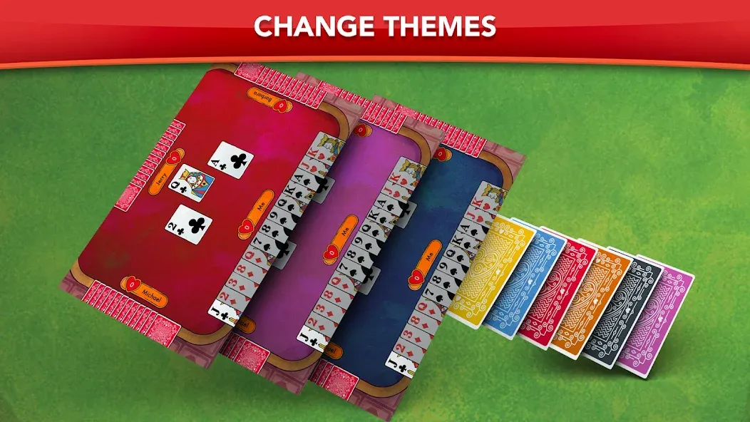 Hearts — Card Game Classic (Хартс) [MOD: Меню/Много денег] - Скриншот 3