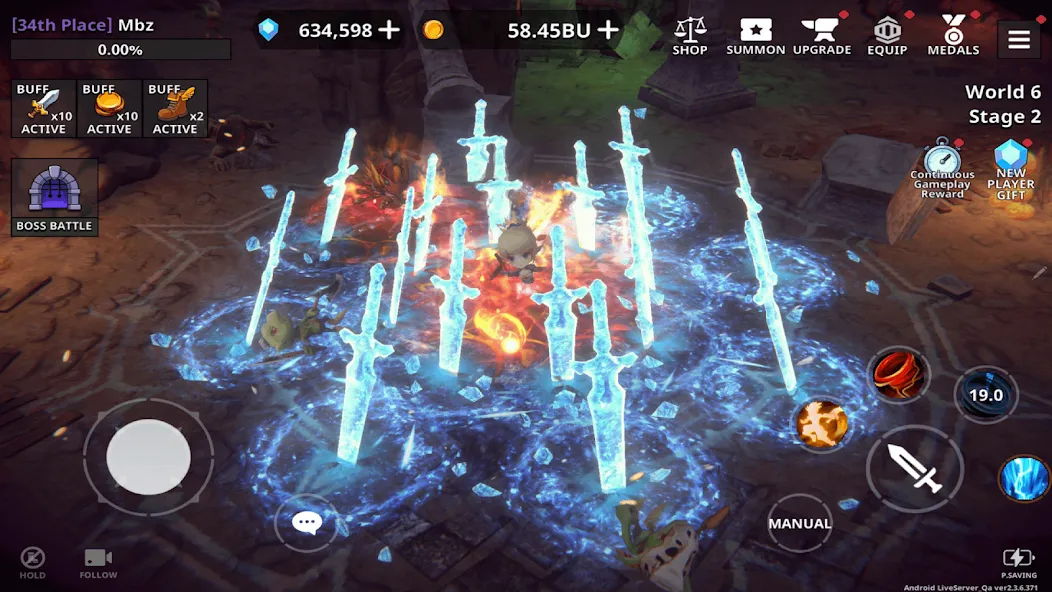 Dungeon Knight (Данжен Найт) [МОД: Бесконечные деньги, Монеты и Мега MOD] Screenshot 2