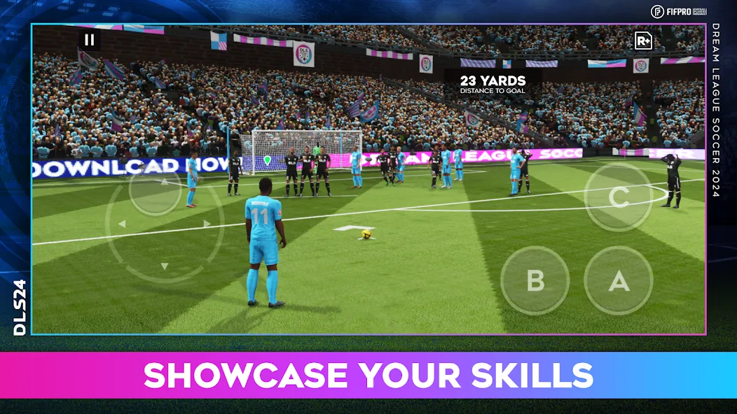 Dream League Soccer 2024 (Дрим Лиг Соккер 2023) [МОД: Все открыто, Дополнительные деньги и Меню MOD] Screenshot 3