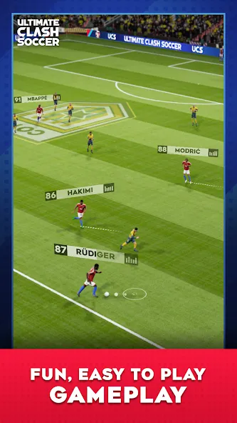 Ultimate Clash Soccer (Ултимейт Драфт Соккер) [МОД: Все открыто, Дополнительные деньги и Меню MOD] Screenshot 3