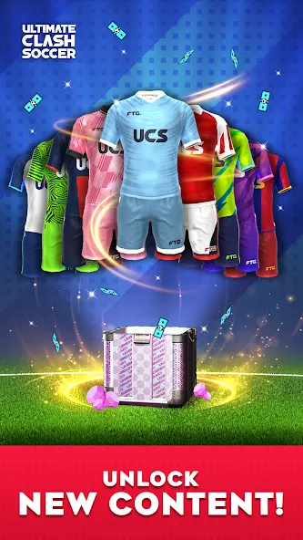 Ultimate Clash Soccer (Ултимейт Драфт Соккер) [МОД: Все открыто, Дополнительные деньги и Меню MOD] Screenshot 4