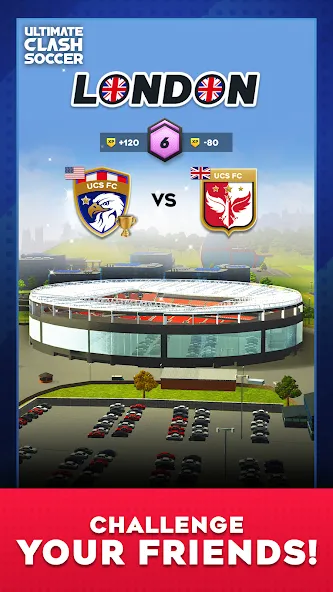 Ultimate Clash Soccer (Ултимейт Драфт Соккер) [МОД: Все открыто, Дополнительные деньги и Меню MOD] Screenshot 5