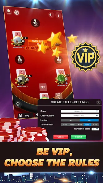 Svara - 3 Card Poker Card Game [МОД: Много денег, Монет и Все открыто] Screenshot 4