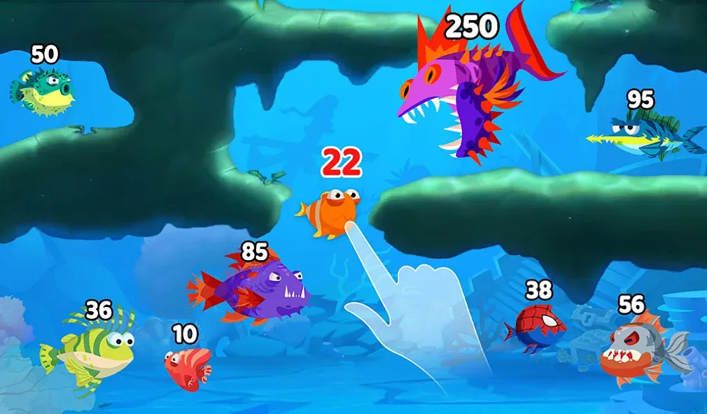 Fish Town IO: Mini Aquarium (Фиш Таун Ай Ой) [МОД: Все открыто, Дополнительные деньги и Меню MOD] Screenshot 2