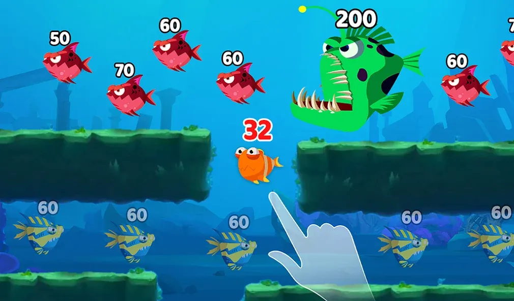 Fish Town IO: Mini Aquarium (Фиш Таун Ай Ой) [МОД: Все открыто, Дополнительные деньги и Меню MOD] Screenshot 3