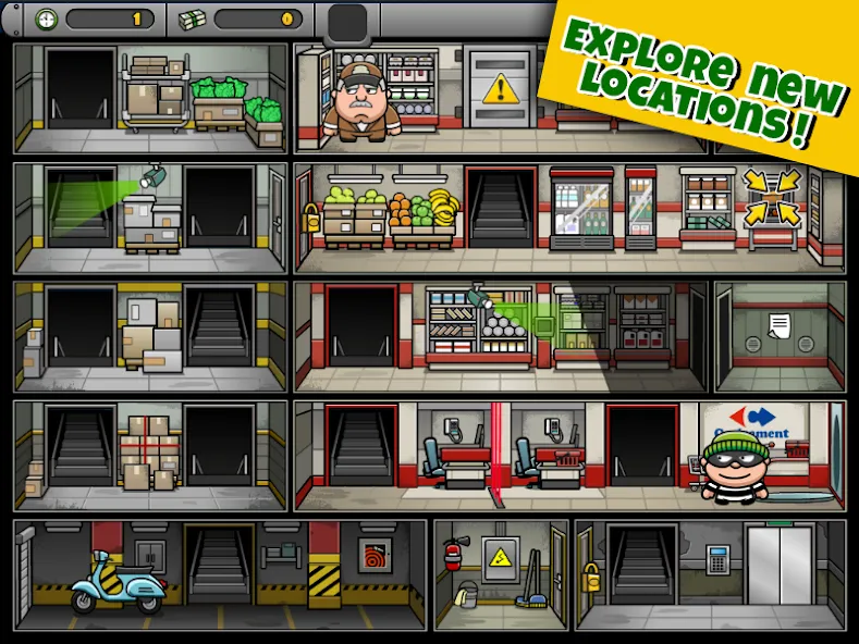 Bob The Robber 4 (Боб Грабитель 4) [МОД: Много монет, Открытые уровни и Мега MOD] Screenshot 2