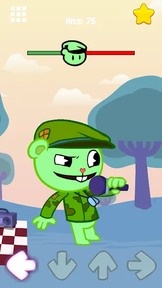 Flippy Happy Funkers FNF Mod (Флиппи Хэппи Фанкерс ФНФ Мод) [МОД: Бесконечные деньги, Монеты и Мега MOD] Screenshot 1