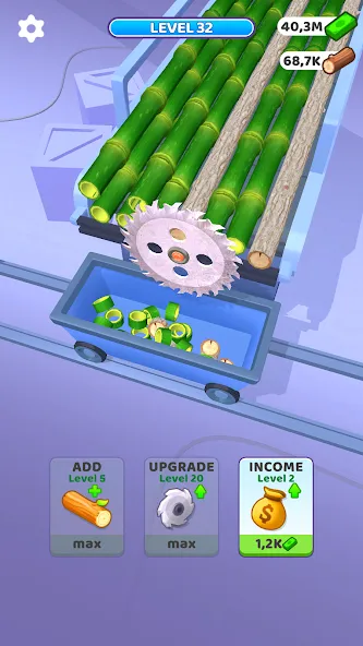 Idle Cutter: Wood Slice (Айдл Катер) [МОД: Много монет, Открытые уровни и Мега MOD] Screenshot 4