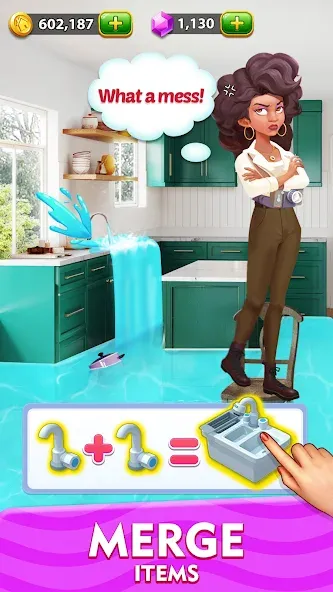 Solitaire Tripeaks Home: Merge (Солитер Трипикс Хоум) [МОД: Все открыто, Дополнительные деньги и Меню MOD] Screenshot 2