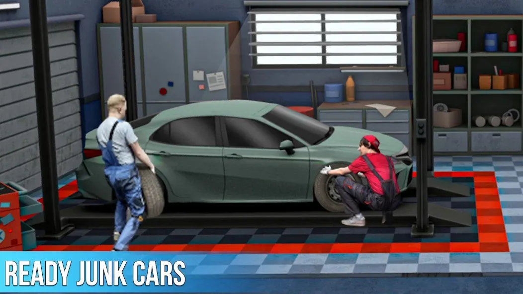 Used Car Dealers Job Simulator [МОД: Деньги, Монеты и Меню MOD] Screenshot 1