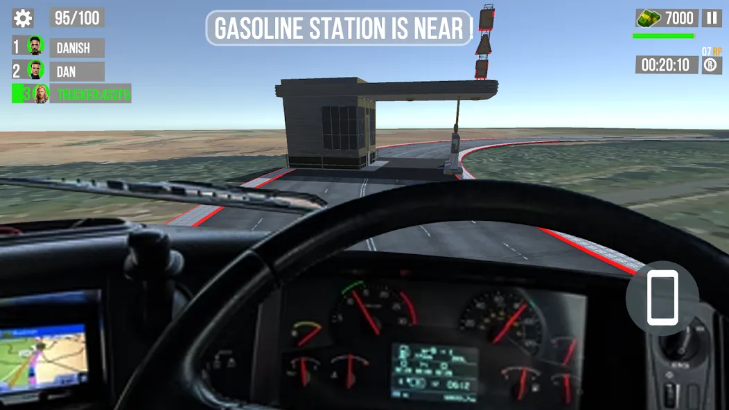 Euro Truck Gas Station Games [МОД: Меню, Бесконечные монеты и Открытые уровни] Screenshot 3
