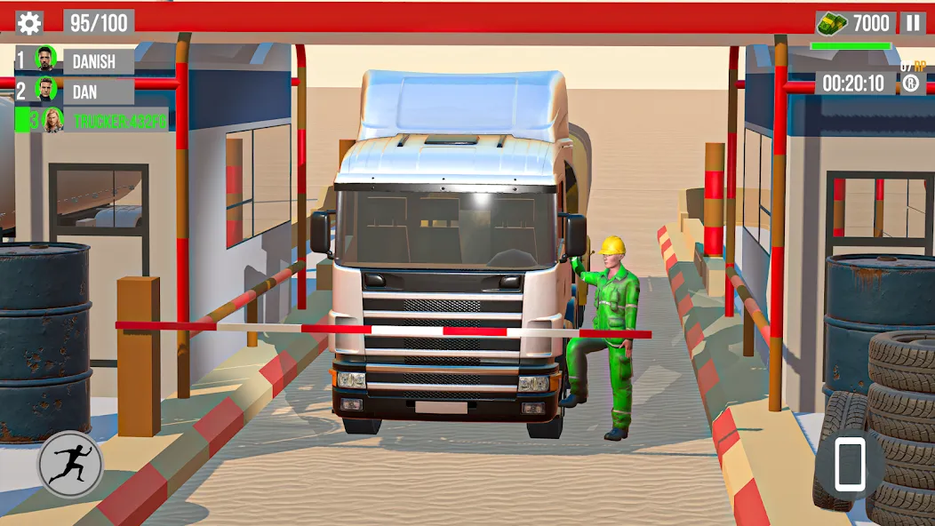 Euro Truck Gas Station Games [МОД: Меню, Бесконечные монеты и Открытые уровни] Screenshot 5