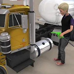 Скачать Euro Truck Gas Station Games [МОД: Меню, Бесконечные монеты и Открытые уровни] | Взлом Euro Truck Gas Station Games на Андроид