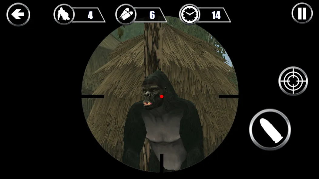 Gorilla Hunter: Hunting games (Горилла Хантер) [МОД: Много денег, Монет и Все открыто] Screenshot 4