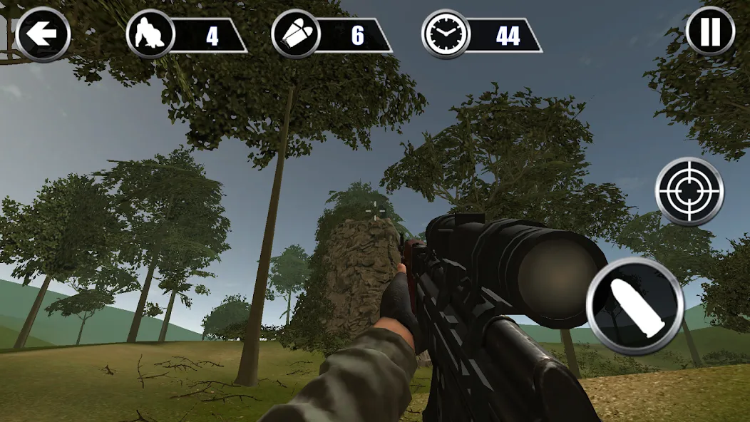 Gorilla Hunter: Hunting games (Горилла Хантер) [МОД: Много денег, Монет и Все открыто] Screenshot 5