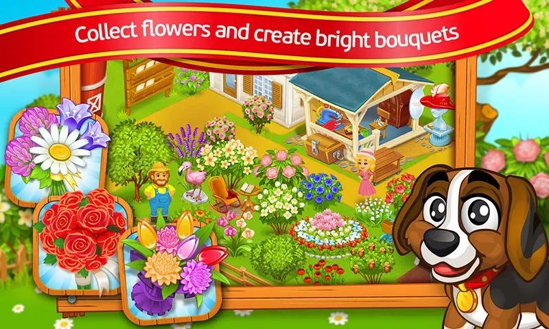 Farm Town: Cartoon Story [МОД: Деньги, Монеты и Меню MOD] Screenshot 3