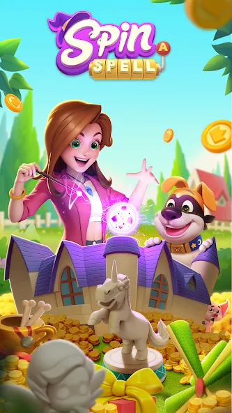 Spin A Spell - Master of Coin (Спин Э Спелл) [МОД: Много денег, Монет и Все открыто] Screenshot 1