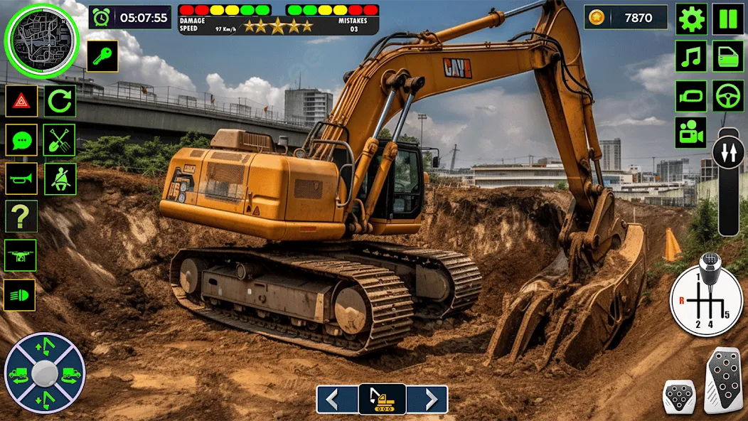 Real Road Construction Games (Реал Роад Конструкшн Геймс) [МОД: Бесконечные деньги, Монеты и Мега MOD] Screenshot 1