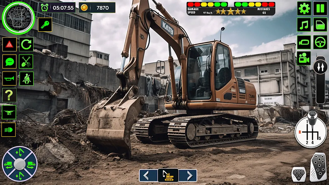 Real Road Construction Games (Реал Роад Конструкшн Геймс) [МОД: Бесконечные деньги, Монеты и Мега MOD] Screenshot 2