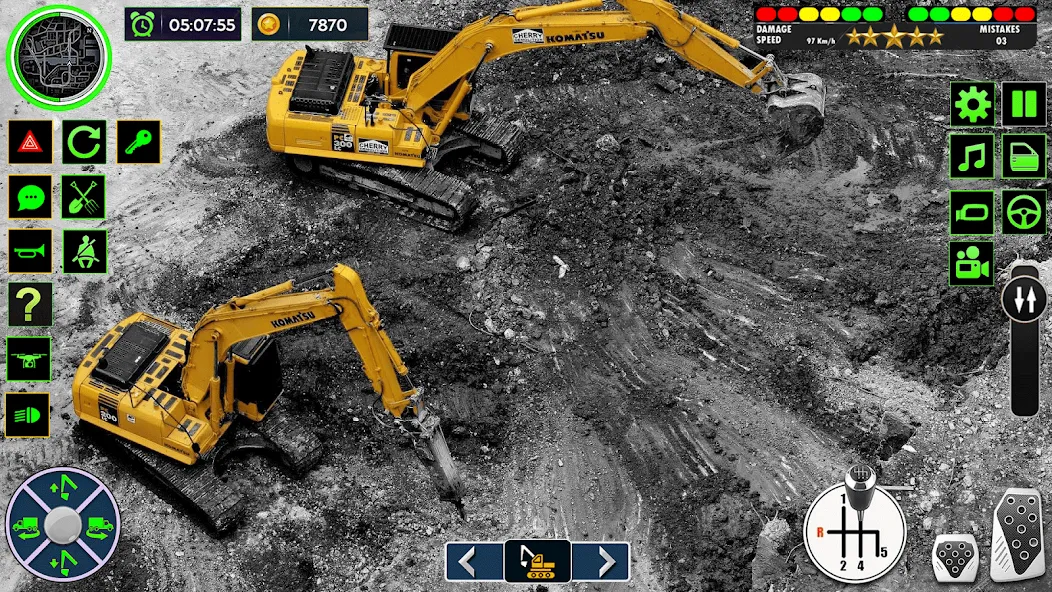 Real Road Construction Games (Реал Роад Конструкшн Геймс) [МОД: Бесконечные деньги, Монеты и Мега MOD] Screenshot 3