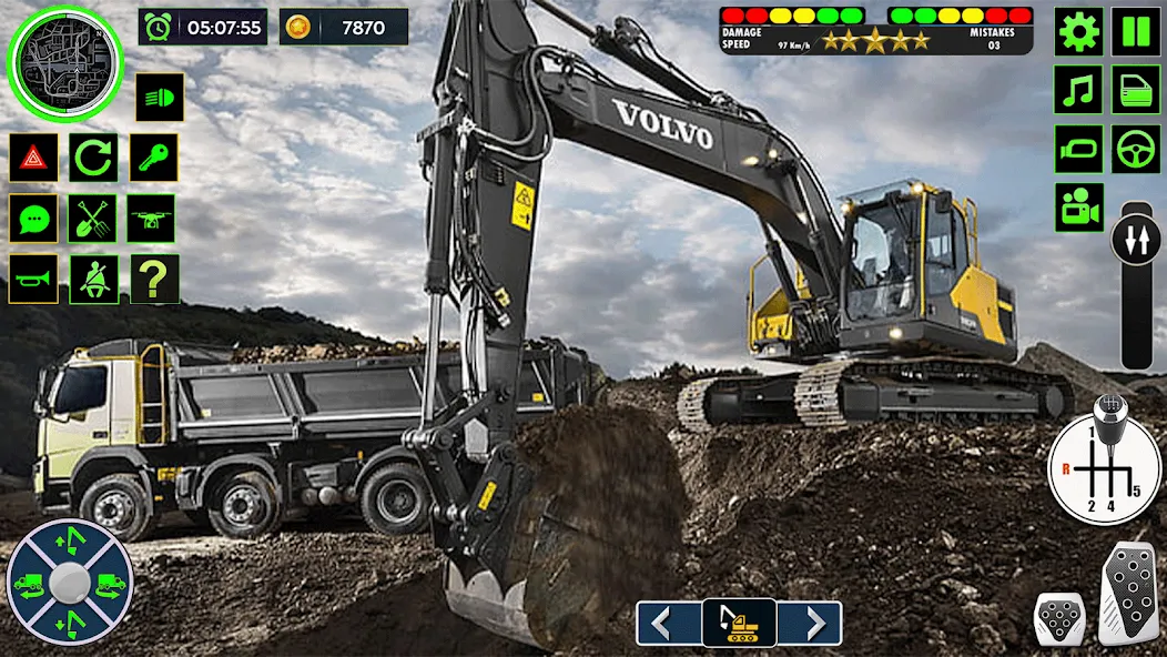Real Road Construction Games (Реал Роад Конструкшн Геймс) [МОД: Бесконечные деньги, Монеты и Мега MOD] Screenshot 4