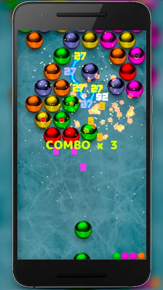 Magnetic balls bubble shoot [МОД: Деньги, Монеты и Меню MOD] Screenshot 4