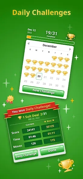 Spider Solitaire Classic [МОД: Меню, Бесконечные монеты и Открытые уровни] Screenshot 4