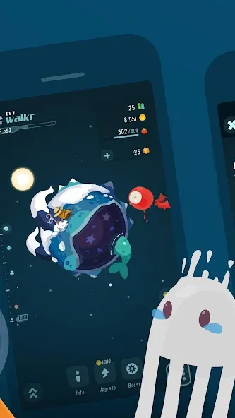 Walkr: Fitness Space Adventure (Уолкр) [MOD: Mega Mod/Меню] - Скриншот 5