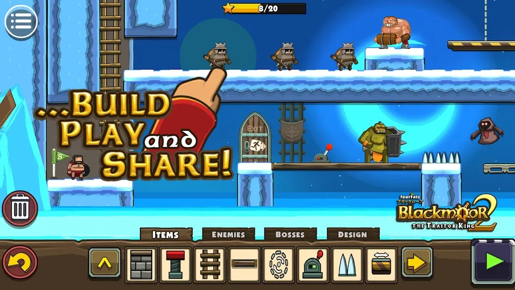 Blackmoor 2: Action Platformer (Блэкмур 2) [МОД: Все открыто, Дополнительные деньги и Меню MOD] Screenshot 5