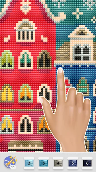 Cross Stitch Club (Кросс Стич Клуб) [МОД: Все открыто, Дополнительные деньги и Меню MOD] Screenshot 5