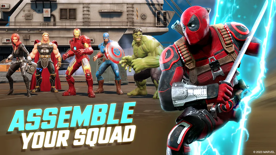MARVEL Strike Force: Squad RPG (Марвел Страйк Форс) [МОД: Бесконечные деньги, Монеты и Мега MOD] Screenshot 1