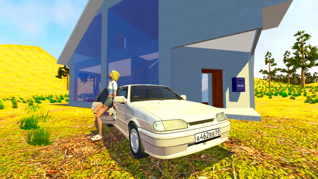 VAZ Driving Simulator: LADA [МОД: Меню, Бесконечные монеты и Открытые уровни] Screenshot 1