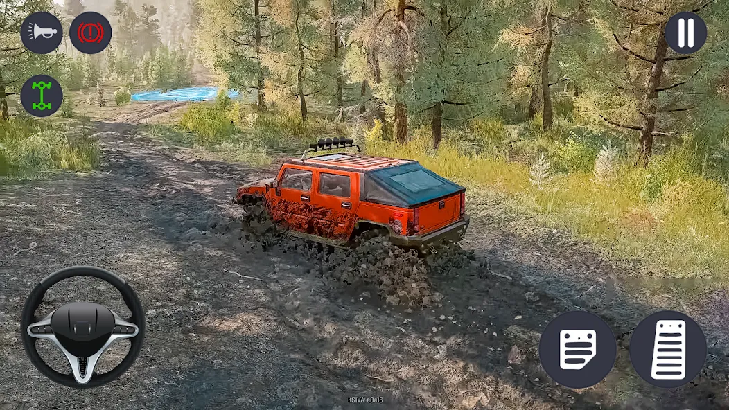 4x4 Jeep Offroad Car Driving (Джип Оффроуд Автомобиль Вождения) [МОД: Меню, Бесконечные монеты и Открытые уровни] Screenshot 4
