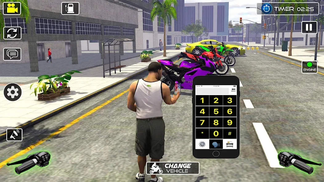 Xtreme Bike Racing Motor Tour (Экстримные мотогонки по мотоциклам) [МОД: Меню, Бесконечные монеты и Открытые уровни] Screenshot 3