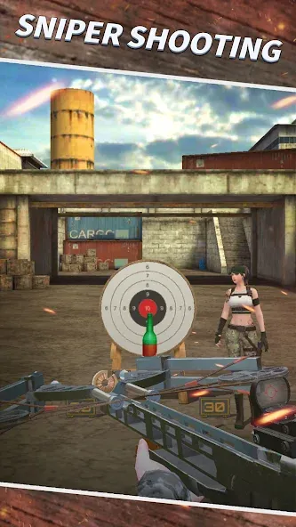 Sniper Shooting : 3D Gun Game [МОД: Много денег, Монет и Все открыто] Screenshot 2